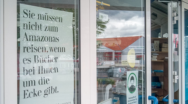 Ladengeschäft in Rosdorf – Amazonas-Plakat
